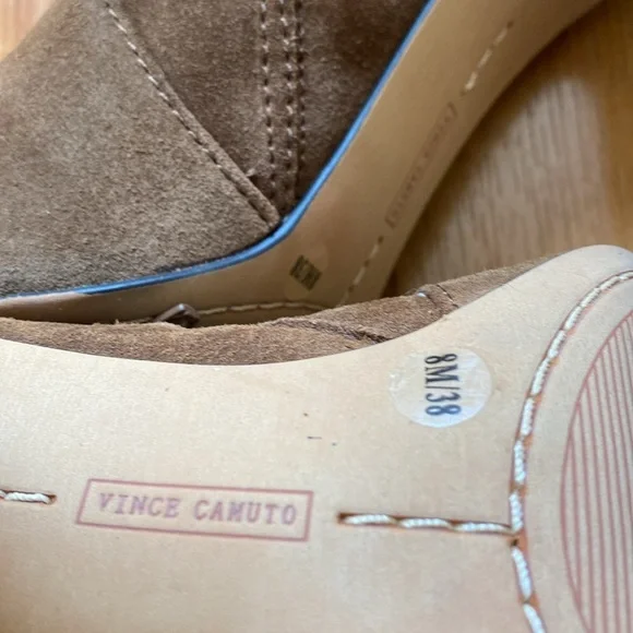 Tall brown suede women’s dress boot - Picture 3 of 3